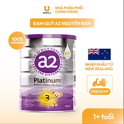 Sữa a2 Milk a2 Platinum Số 3 Lon 900g