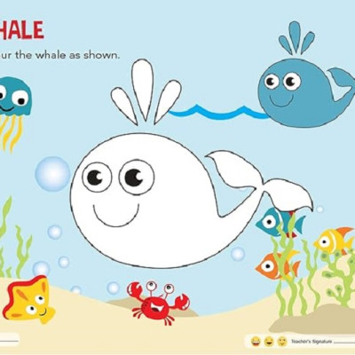 Art and Craft Activity Book 3 for 6-7 Year old kids with free craft material