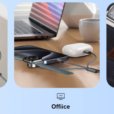 Cáp Sạc Nhanh Wi WU Legend 3in2 100W Wi-C050 - Hàng chính hãng