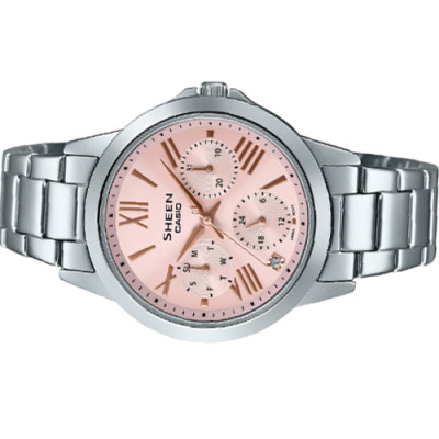 Đồng Hồ Casio Nữ Sheen Dây Kim Loại SHE-3516D-4AUDF