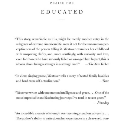  Educated: A Memoir (New York Times Bestseller)