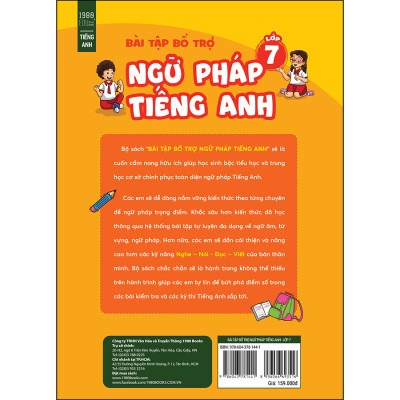 BÀI TẬP BỔ TRỢ NGỮ PHÁP TIẾNG ANH
 Lớp 7