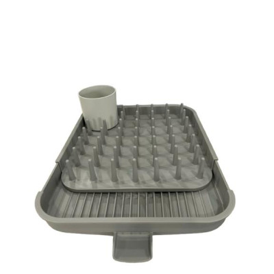 Kệ úp chén bát có thể điều chỉnh kích thước Joseph Joseph màu xám - Duo Expandable Dish Rack (Boxed) - 004755