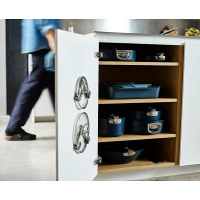 Chảo chiên Joseph Joseph Space 24cm/9.5" - chống dính ceramic an toàn sức khỏe, có thể gấp gọn tiện lợi - 010541