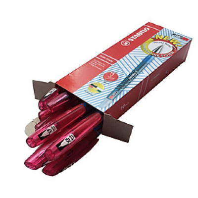 Hộp 10 bút bi STABILO Exam Grade 587NXF 0.5mm (BP587NXF/10) - Xanh