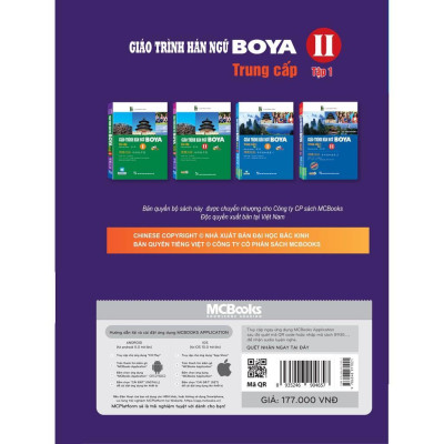 Sách - Giáo Trình Hán Ngữ Boya Trung Cấp 2 - Tập 1 - MCBooks