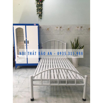 Giường sắt vòng cung BẢO AN nhiều kích cỡ từ 1m đến 1m8