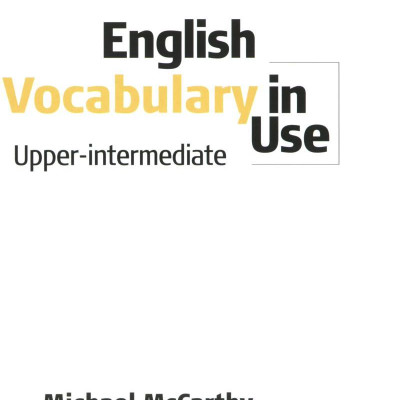 English Vocabulary In Use Upper-Intermediate Book With Answers