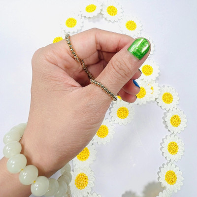 PHỤ KIỆN NỮ HANDMADE CAO CẤP MÀU VÀNG KIM MÃ 04 LẤP LÁNH