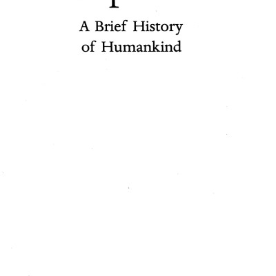 Sapiens : A Brief History Of Humankind