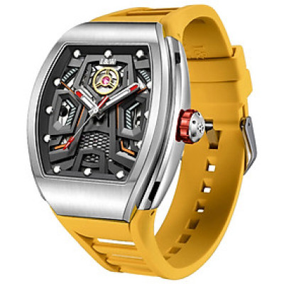 Đồng Hồ Nam I&W Carnival 766G Chính Hãng Full Box Chống Nước Kính Chống Xước Dây Silicon Cao Cấp BH 60T (Máy Cơ Tự Động)