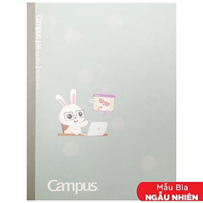 Tập Rabbit - 4 Ô Ly - 96 Trang 80gsm - Campus NB-A5OL96RA2 (Mẫu Màu Giao Ngẫu Nhiên)