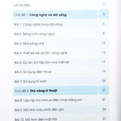 Sách - Vở Bài Tập Công Nghệ 5 (Cánh Diều) (Chuẩn)