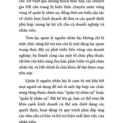 Sách - How To - Quản Lý Hiệu Quả Nguồn Nhân Lực