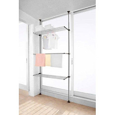Cây Treo Để Đồ Inox Gấp Gọn Chống Sàn Wellex SJG2032-3(800) hàng chính hãng