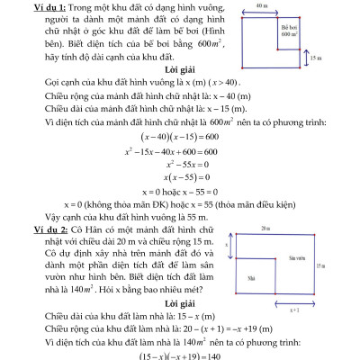 Sách - Phương Pháp Giải Các Dạng Toán Thực Tế 9 (Tài Liệu Dùng Chung Cho Các Bộ Sách)