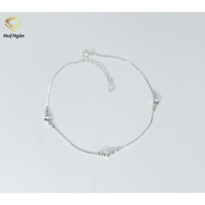 Lắc chân bạc Ý 925 Huệ Ngân - Ngôi sao may mắn RYBJ50118