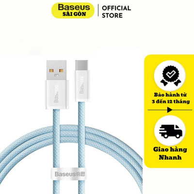 Cáp sạc nhanh siêu bền Baseus Dynamic Series Fast Charging Data Cable USB to Type-C 100W CALD- hàng chính hãng
