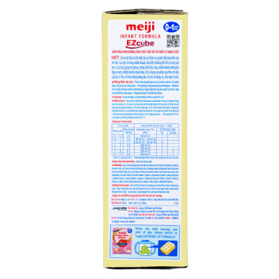 Sản Phẩm dinh dưỡng công thức Meiji Infant Formula Ezcube 540g (Dành cho trẻ từ 0-1 tuổi)
