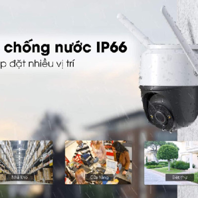 Camera IMOU S21FP S41FP tích hợp mic, phát hiện chuyển động, chống nước IP66 - Hàng chính hãng 