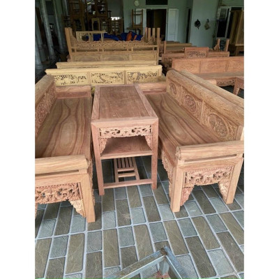 Bộ bàn ghế trường kỷ gỗ gụ sang trọng