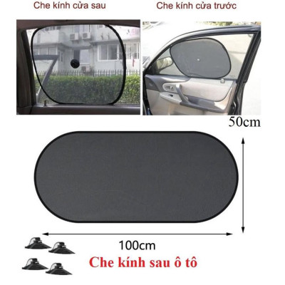 Bộ 5 tấm lưới che nắng chống tia UV mát gắn kính chắn gió cửa sổ xe hơi ô tô