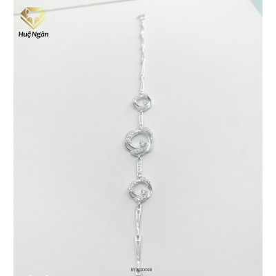 Lắc tay bạc 925 Huệ Ngân - Vòng tròn tình yêu RYB140058