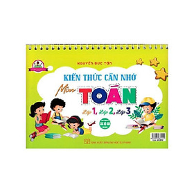 Sách - Lịch Kiến Thức Cần Nhớ Môn Toán Lớp 1, Lớp 2, Lớp 3 - Dùng Chung Các Bộ SGK Hiện Hành - Hồng Ân