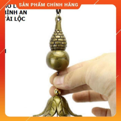 (HÀNG HOT SIÊU CHÂT) Chuông gió hồ lô trang trí bằng đồng cầu bình an và tài lộc 206743