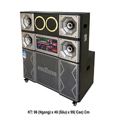 Loa tủ gập công suất lớn bass 40 đôi Bossinon G15K5 - Công suất 2.400W- Hàng Chính Hãng