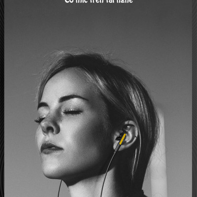 Tai nghe stereo có mic earbud RiBi OnePlus T-068 - Hàng chính hãng