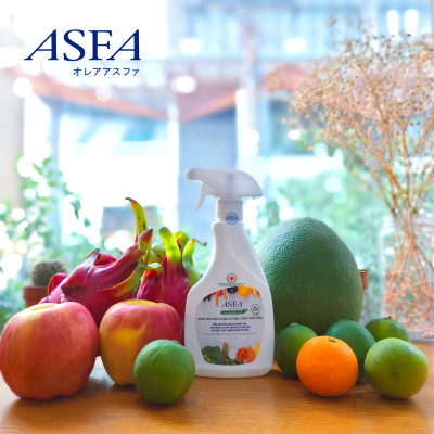 Bình Xịt Diệt Khuẩn Dành Cho Rau, Củ, Quả - Asfa Fruit & Vegetable Wash 500ml_Thương Hiệu Đến Từ Nhật Bản