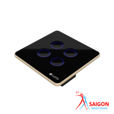 Công Tắc Thông Minh Kính Lõm Luto 4 Nút/ Hàng Chính Hãng