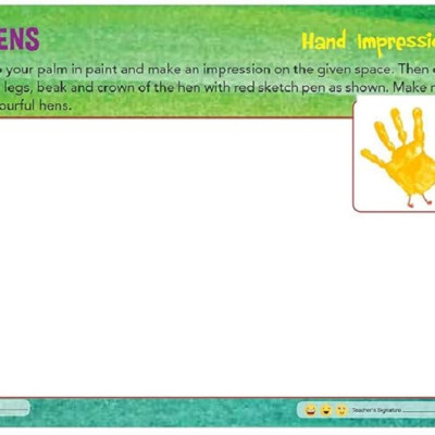 Art and Craft Activity Book 2 for 5-6 Year old kids with free craft material