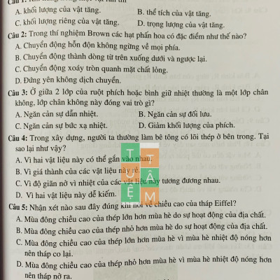 Sách - Tuyển tập đề kiểm tra định kì Khoa học tự nhiên 8