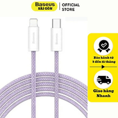 Cáp Sạc Nhanh Baseus Dynamic 2 Series CALD Type C to IP hoặc USB to IP PD 20W cho i.Phone- hàng chính hãng