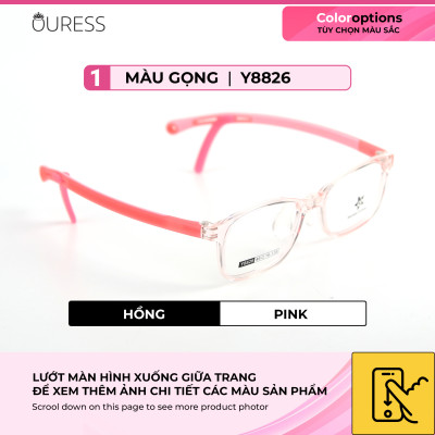 Gọng kính nhựa thời trang trẻ em unisex siêu nhẹ siêu bền OURESS Y8826