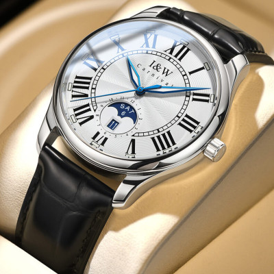 Đồng hồ nam chính hãng IW CARNIVAL IW685G-1 Kính sapphire ,chống xước ,Chống nước 30m ,Bảo hành 24 tháng,Máy cơ (Automatic),dây da cao cấp, thiết kế đơn giản dễ đeo