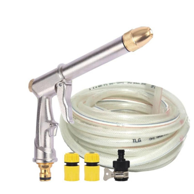 Vòi nước vòi phun nước rửa xe tưới cây tăng áp + bộ dây bơm nước cao cấp TLG 206810 đầu đồng,nối đen