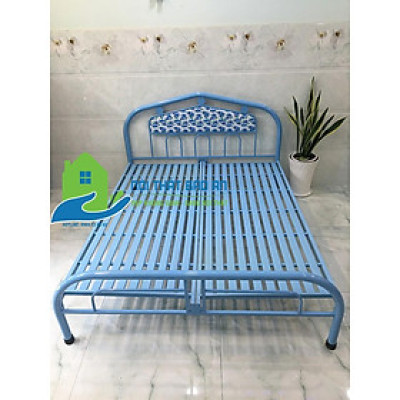 Giường sắt đơn giản giá rẻ nhiều kích thước từ 0,8 đến 1m8 mẫu 15 - Bảo An