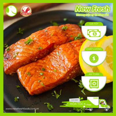 [GIAO NHANH HCM] Cá Hồi Chile Xông Khói - Khay 250Gr