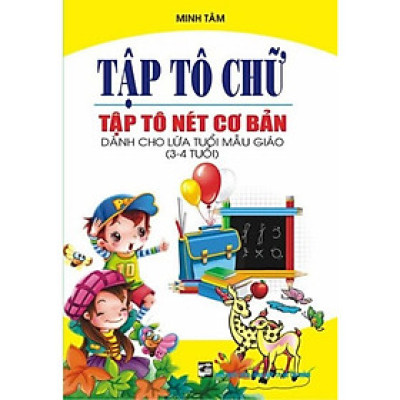 Sách - Tập Tô Chữ - Tập Tô Nét Cơ Bản - Hồng Ân