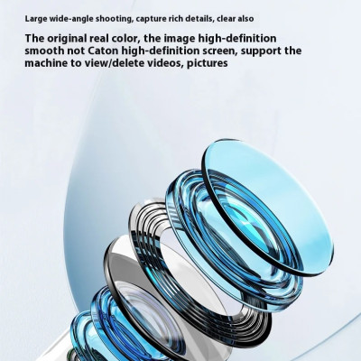 ROGTZ Máy Quay Phim Hành Động Thể Thao Đeo Trên Người, Camera Góc Rộng 2K, Màn Hình 1,5 inch, Ống Kính Xoay 180 Độ Action A3 - Hàng Nhập Khẩu