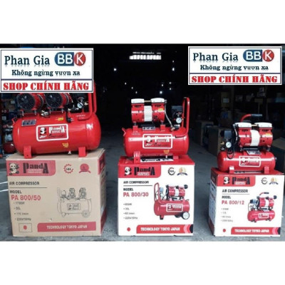 [chính hãƞg] Máy nén khí PANDA 30L - 850W Khồng dầu, 100% dây đồng, Bảo hành 1 năm