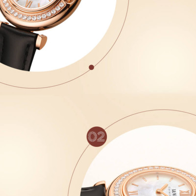 Đồng Hồ Nữ I&W Carnival 3011L Chính Hãng BH 24T Chịu Nước 30m Kính Chống Xước Dây Da Cao Cấp ( Máy Quartz)