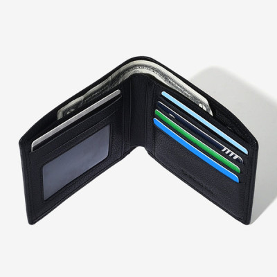 Ví nam Đông Hải thiết kế ngang da thật  cao cấp có vân nhẹ - KT09