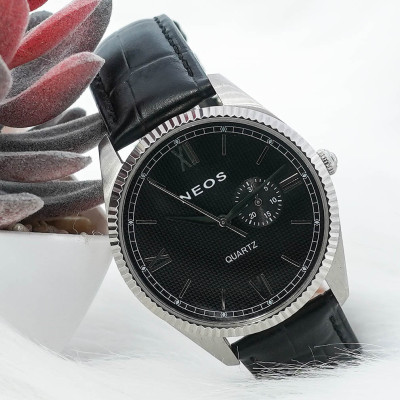 Đồng Hồ Nam Dây Da Neos N-40703M 4 Kim Sapphire Bảo Hành Chính Hãng 5 Năm