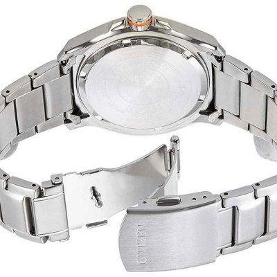 Đồng Hồ Nam Citizen Dây Thép Không Gỉ AW1350-59E - Mặt Đen