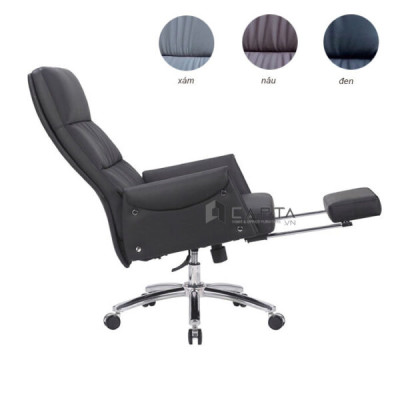 Ghế văn phòng lưng cao có gác chân nhập khẩu