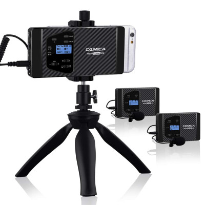 Cặp Micro không Dây Cài Áo Comica CVM-WS60 - Hàng Chính Hãng